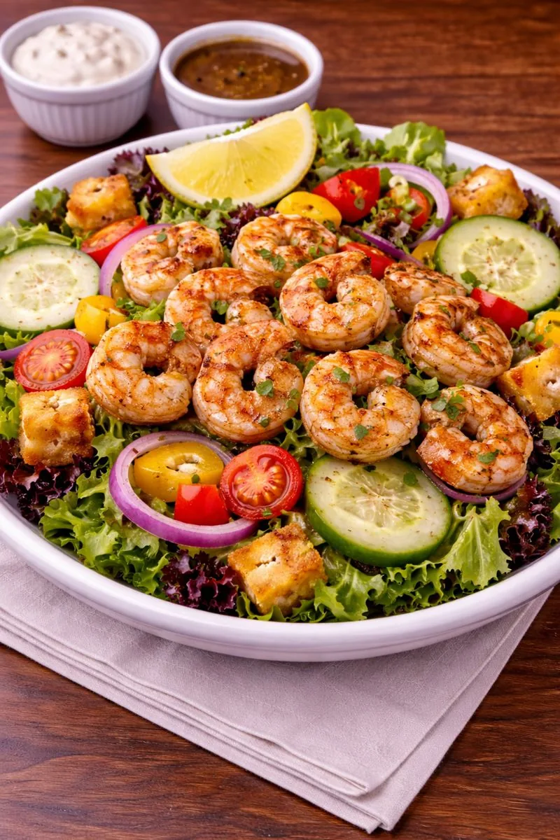 Grilled Shrimp Salad