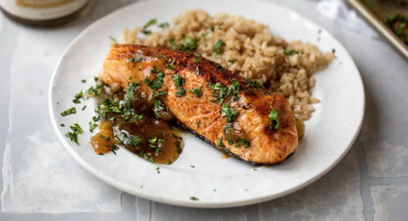 Grilled Salmon Dinner