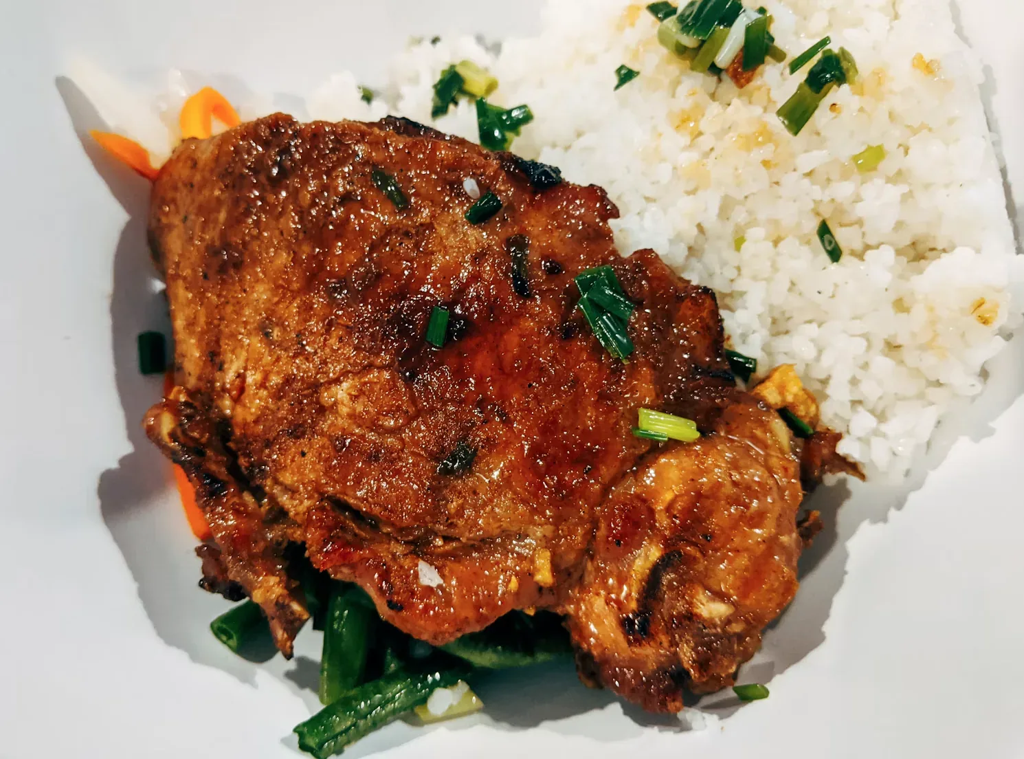 Brown Stew Chicken Dinner