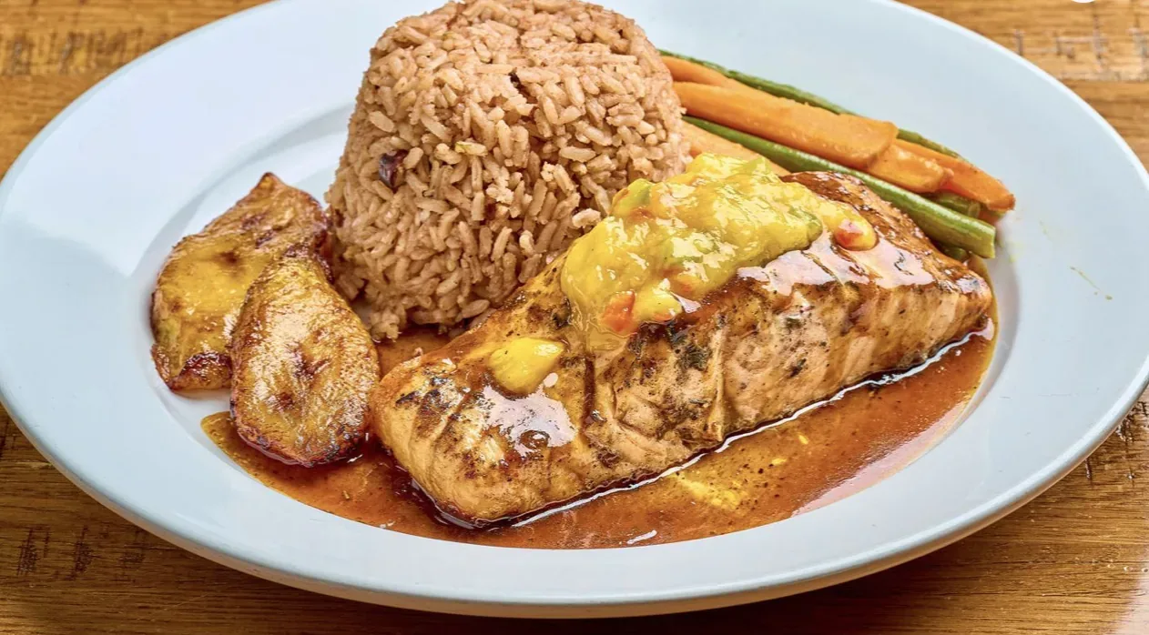 Curry Salmon Dinner